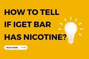 How To Tell If IGET Bar Has Nicotine Cover